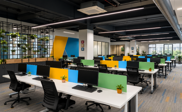 Lounge and social space at EPIP Zone